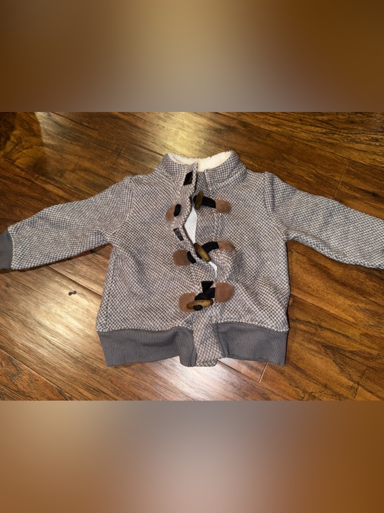 Just One You By Carters Other - Kids Gray Knit Toggle Jacket